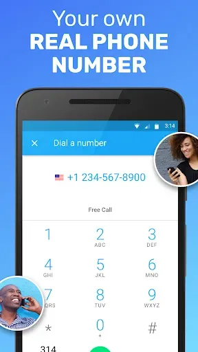 Скриншот 2 — Text Me: Second Phone Number