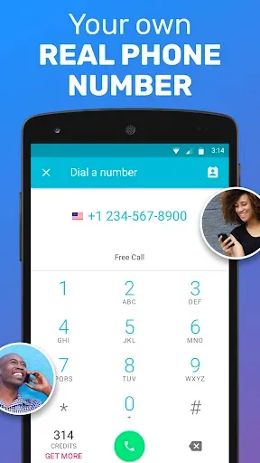 Скриншот 2 — TextMe Up Calling & Texts