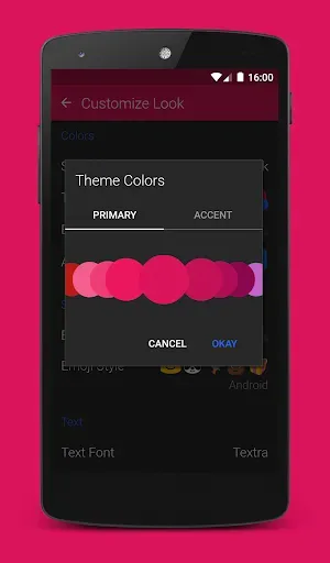 Скриншот 1 — Textra SMS