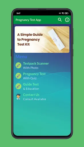 Скриншот 1 — Pregnancy Test Checker