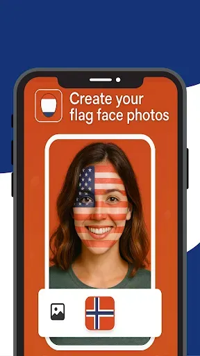 Скриншот 4 — Flag Face - Flag on Pic