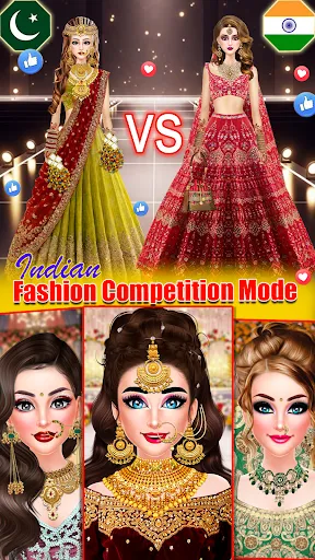Скриншот 2 — Indian Wedding Doll Dress Up