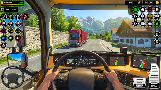 Скриншот 3 — Euro Truck 3D Game Simulator