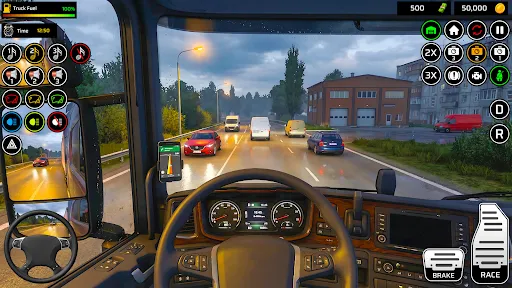 Скриншот 4 — Euro Truck 3D Game Simulator