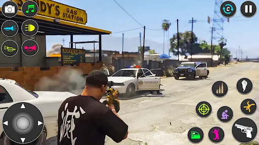 Скриншот 1 — Open World City Mafia Car Game
