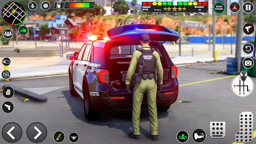 Скриншот 1 — US Police Car Chase Games 2026