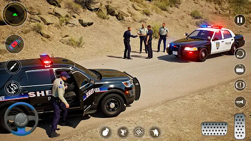 Скриншот 3 — US Police Car Chase Games 2026