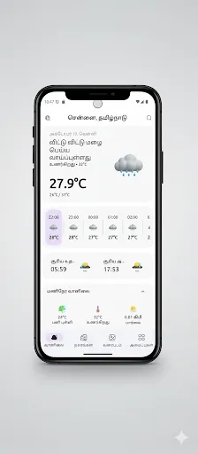 Скриншот 2 — வானிலை அறிக்கை