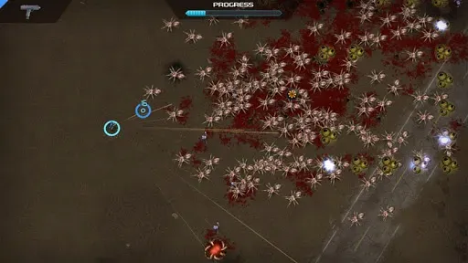 Скриншот 1 — Crimsonland