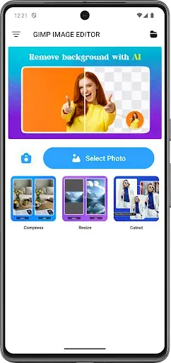 Скриншот 4 — GiMP IMAGE EDITOR