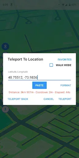 Скриншот 2 — Fake GPS Location-GPS JoyStick