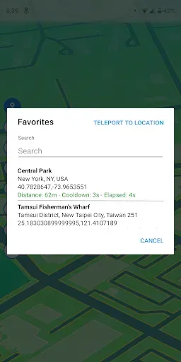 Скриншот 3 — Fake GPS Location-GPS JoyStick