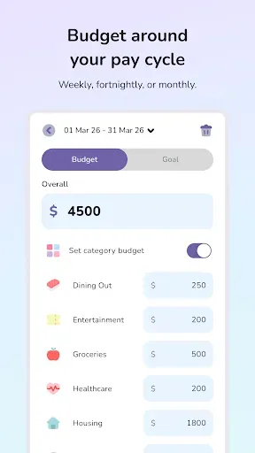 Скриншот 4 — Budgeting App - Spend Tracker