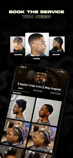Скриншот 2 — theCut: Find & Book Barbers