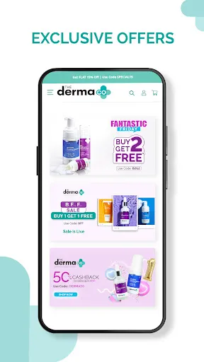 Скриншот 2 — The Derma Co: Skincare App