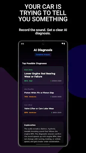Скриншот 2 — DriveVerse: AI Car Diagnostics