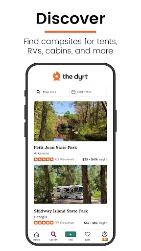 Скриншот 2 — The Dyrt: RV & Free Camping