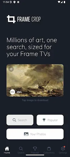 Скриншот 1 — Frame Crop - Samsung Frame TV