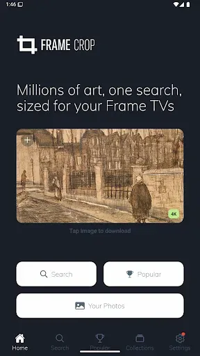 Скриншот 7 — Frame Crop - Samsung Frame TV