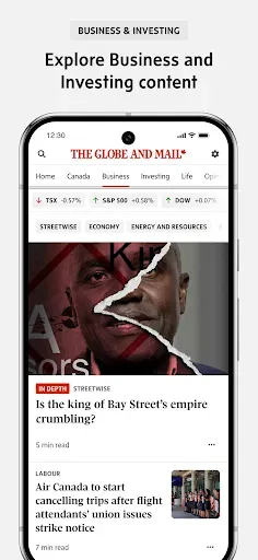 Скриншот 2 — The Globe and Mail