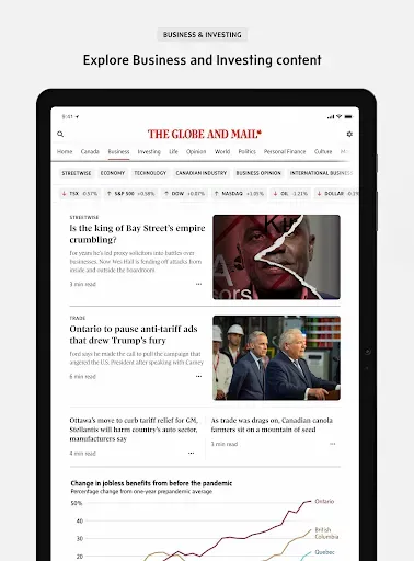 Скриншот 7 — The Globe and Mail
