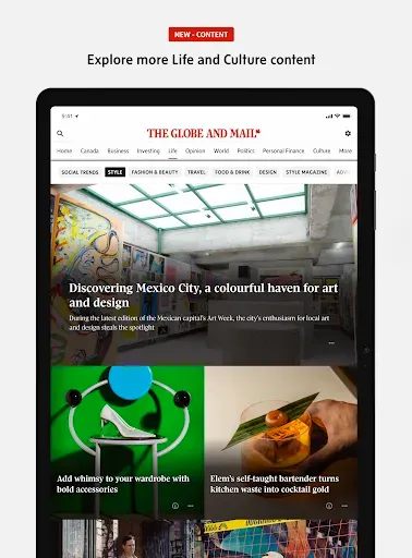 Скриншот 8 — The Globe and Mail