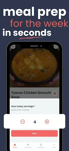 Скриншот 1 — TGB: Meal Planner & Recipes