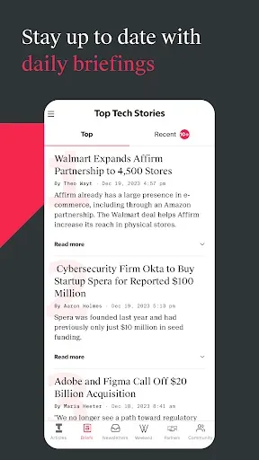 Скриншот 4 — The Information: Tech News