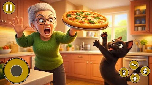 Скриншот 4 — Granny VS Bad Cat prankster 3d