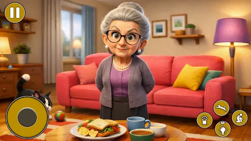 Скриншот 8 — Granny VS Bad Cat prankster 3d