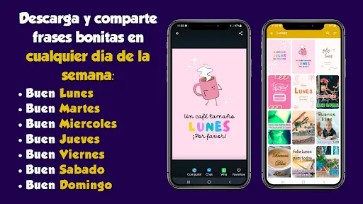Скриншот 4 — Imágenes con Mensajes Bonitos