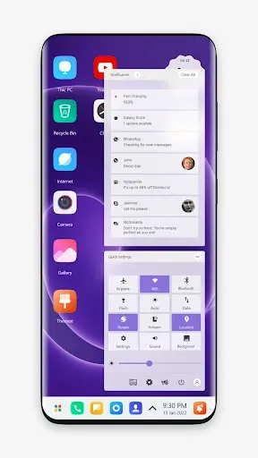 Скриншот 3 — M theme for computer launcher