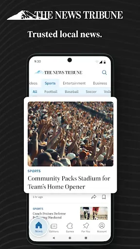 Скриншот 1 — Tacoma News Tribune Newspaper