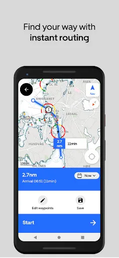 Скриншот 4 — Orca: Boat GPS, Charts, Routes