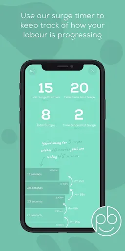 Скриншот 3 — Freya - surge timer for labour