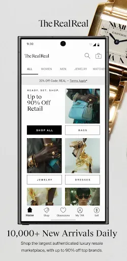 Скриншот 1 — The RealReal - Buy+Sell Luxury