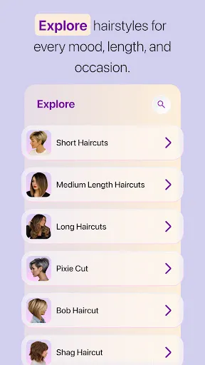 Скриншот 5 — HairHunt: AI Hairstyle Try-On