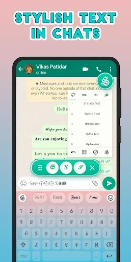 Скриншот 3 — Stylish Text - Fonts Keyboard