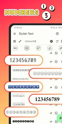 Скриншот 8 — Stylish Text - Fonts Keyboard