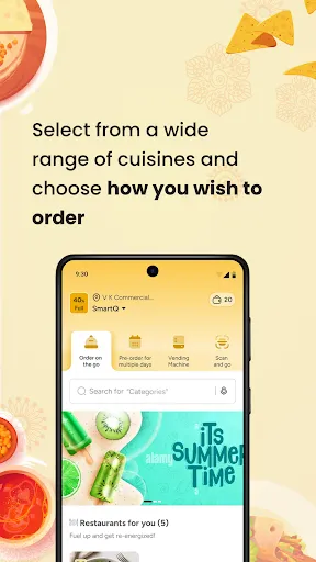 Скриншот 2 — SmartQ - Food Ordering App
