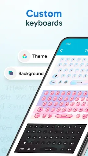 Скриншот 7 — Blue Words, Stylish Fonts text