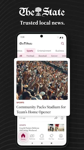 Скриншот 1 — The State News: Columbia, SC