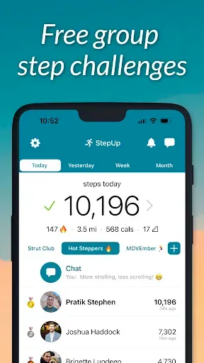 Скриншот 4 — StepUp Шагомер Счетчик шагов