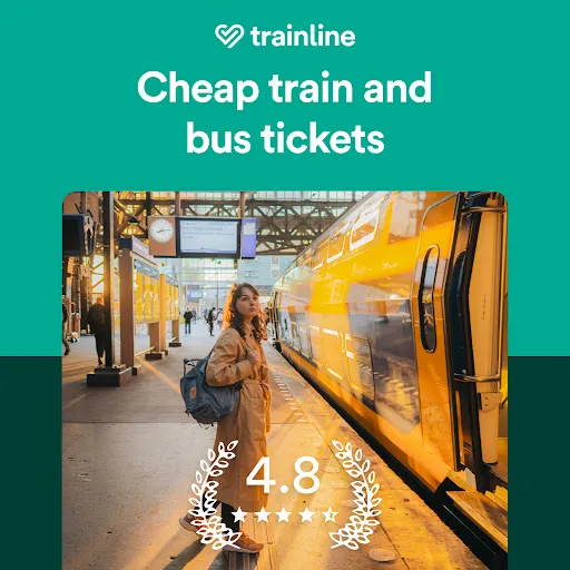 Скриншот 1 — Trainline: Train travel Europe