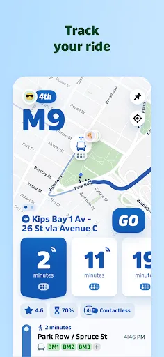 Скриншот 2 — Transit - Subway & Bus Times