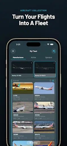 Скриншот 4 — Fleet: Planes You've Flown