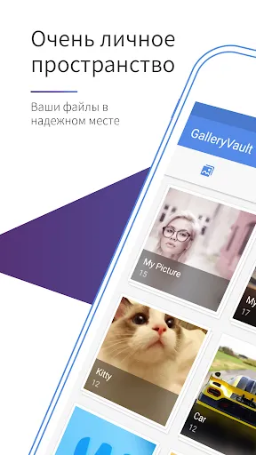 Скриншот 1 — Скрыть фото видео GalleryVault