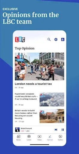 Скриншот 4 — LBC: UK, World & Breaking News