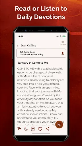 Скриншот 2 — Jesus Calling Daily Devotional