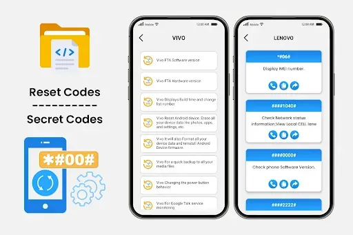 Скриншот 2 — All Phone Reset Codes